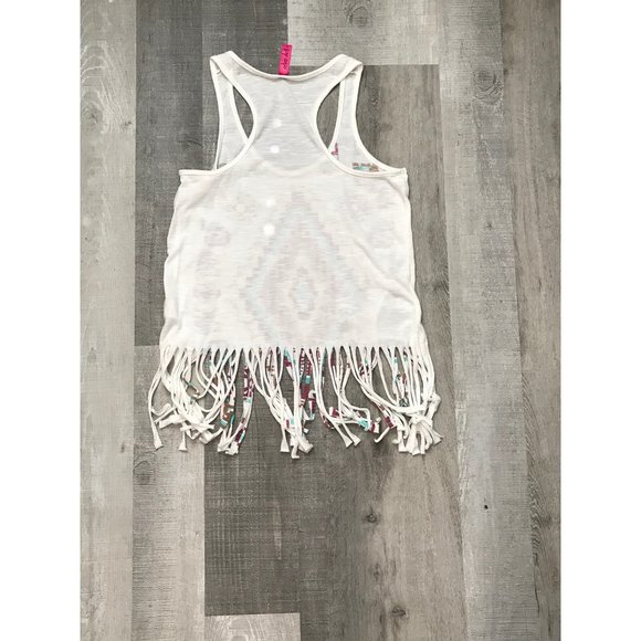Boho Racerback Top Size Small - Picture 2 of 3